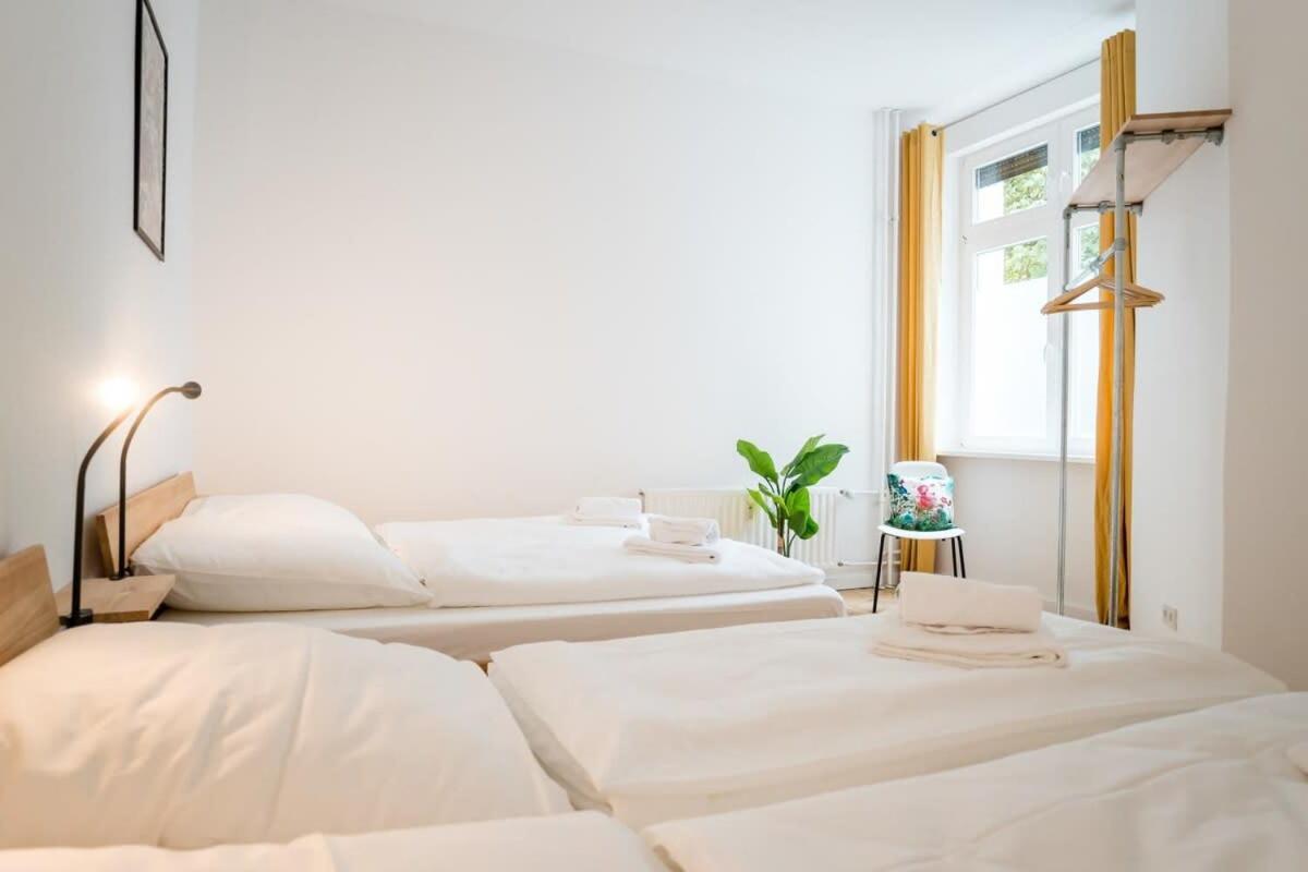 Spacious 3Br Plus Ac Self Check-In Street Parking Berlin Bagian luar foto